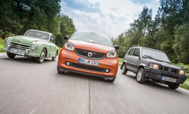Smart Fortwo 14 Erster Vergleich Mit Fiat Panda 4x4 Und Gutbrod