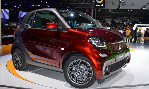 Smart Fortwo 2014 Pariser Autosalon Bilder Live Innenraum Kleinstwagen