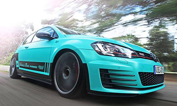 VW Golf GTI Tuning folierung Car wrapping cam shaft Leistungssteigerung PP Performance Fahrwerk H und R 0002