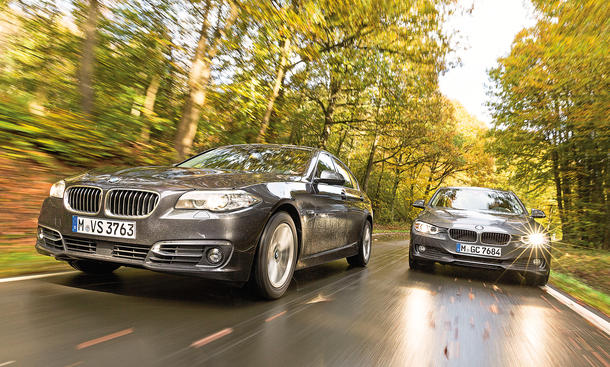 Bmw 518d Gegen 320d Vergleich Der Diesel Limousinen Autozeitungde
