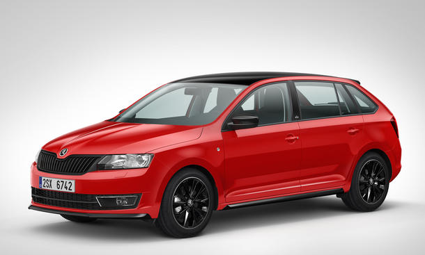 Skoda Rapid Spaceback Monte Carlo Preis Ausstattung sport Felgen spoiler diffusor motoren bilder 0002