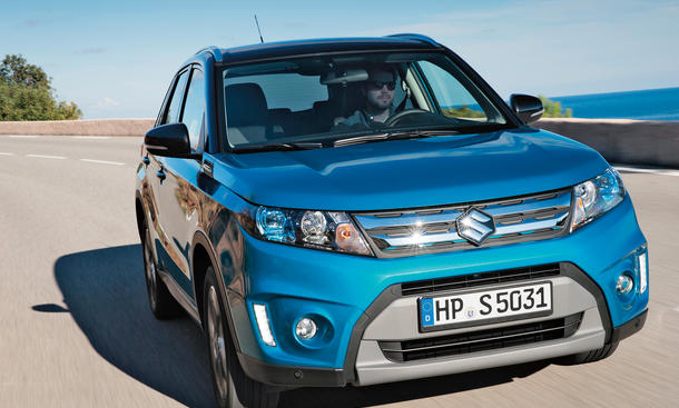 Suzuki Vitara neu 2015 Fahrbericht Bilder Front