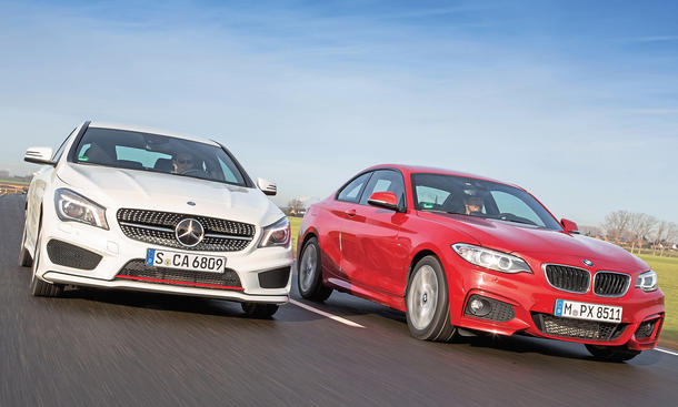 Bmw 228i Vs Mercedes Cla 250 Sport Sport Coupes Im Vergleich