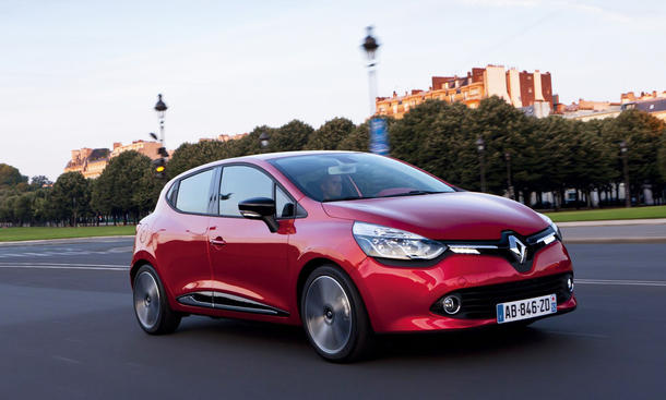 Renault Clio KBA Neuzulassungen 2014 Kleinwagen City Cars Top Ten Verkaufszahlen