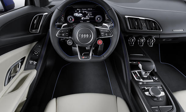 Audi R8 2015 V10 plus Autosalon Genf Live-Bilder Informationen Supersportler
