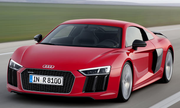 Audi R8 2015 V10 plus Autosalon Genf Live-Bilder Informationen Supersportler