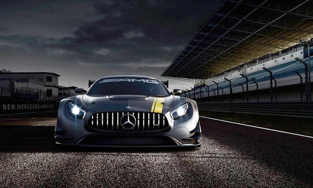 Mercedes AMG GT3 - Nix für öffentliche Straßen aber ganz sicher ein Higucker auf dem Messestand in Genf: der Mercedes AMG GT3. Genfer Autosalon 2015 Highlights Genf Vorschau