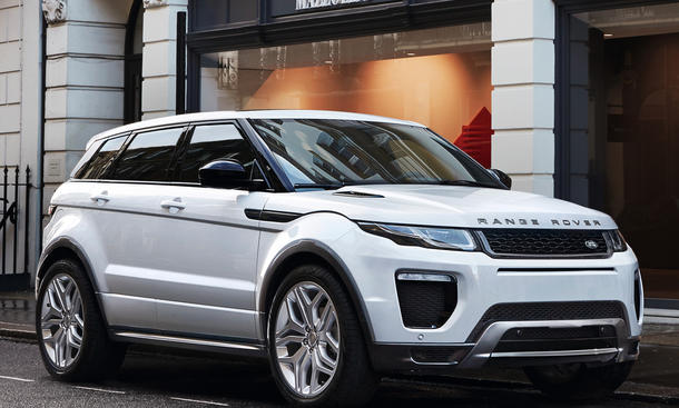 Range Rover Evoque 2015 Facelift Kompakt-SUV Genfer Autosalon 2015