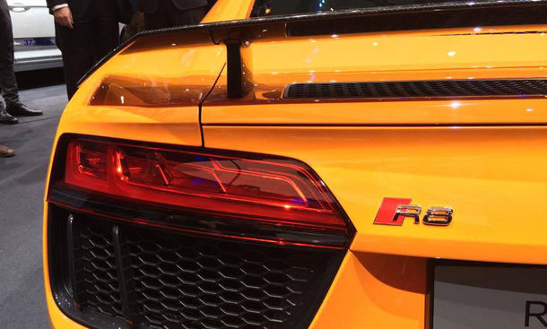 Audi R8 2015 V10 plus Autosalon Genf Supersportler Live-Bilder Informationen Premiere Neuheiten