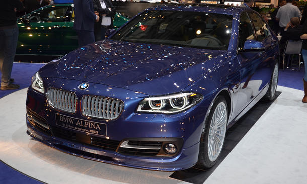 Alpina B5 Edition 5 Genfer Autosalon 2015 Sport-Limousine Achtzylinder Jubiläum