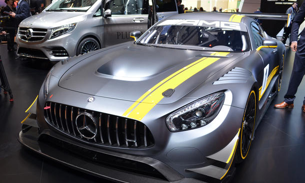 Mercedes-AMG GT3 Genfer Autosalon 2015 Rennversion Bilder Live