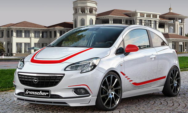 opel irmscher corsa 2015 tuning bodykit folierung nappaleder 