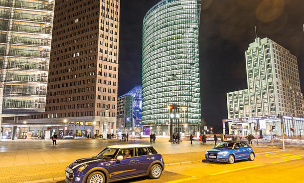 Audi A1 Sportback Vs Mini Cooper 5 Turer Autozeitung De