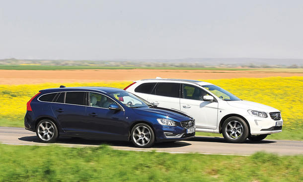 Volvo V60 XC60 D4 SUV Kombi Konzept-Vergleich Diesel Frontantrieb Mittelklasse