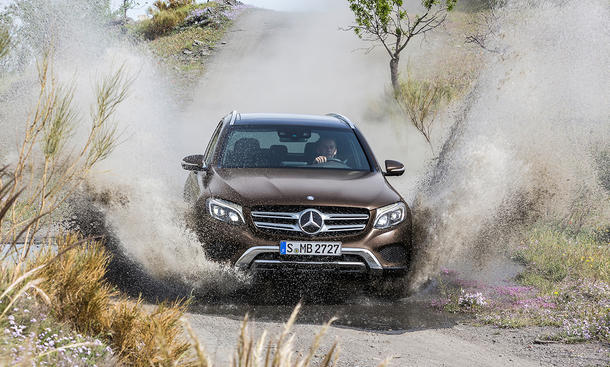 Mercedes GLC 2015 Kompakt-SUV GLK-Nachfolger Offroader