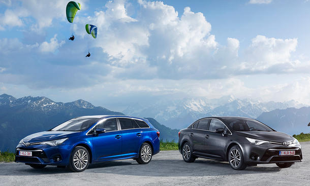 Neues Toyota Avensis Facelift 15 Erste Testfahrt