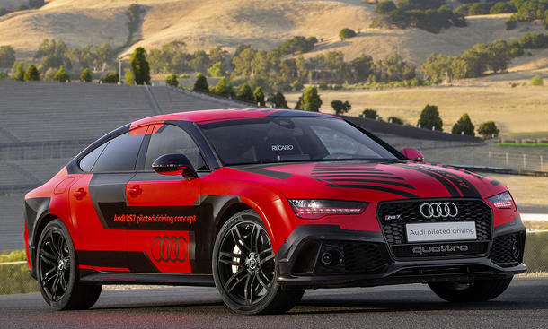 Audi RS 7 Pilotiertes Fahren Rennstrecke A7 RS7 automatisiert