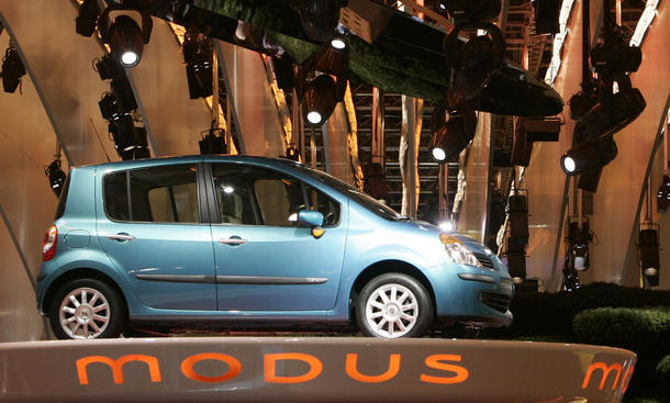 renault modus minivan gebrauchtwagen seitenansicht