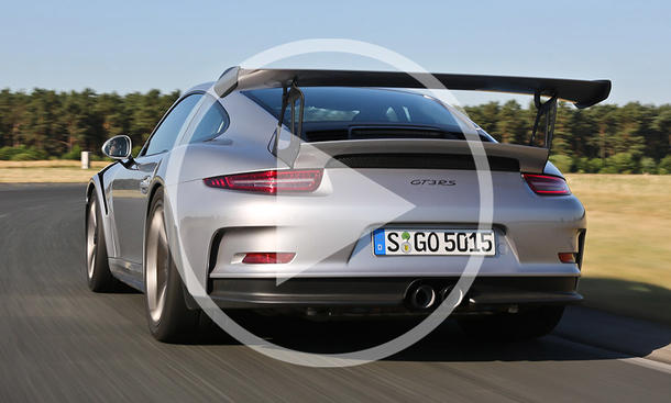 Porsche 911 GT3 RS 2015 - Track-Test im Contidrom Porsche 911 GT3 RS 2015 - Track-Test im Contidrom