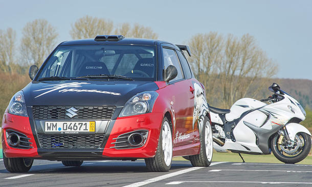 suzuki swift turbo hayabusa vergleich motor motorrad