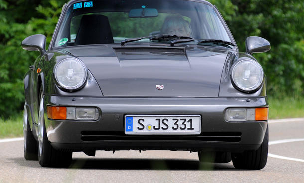 porsche 911 carrera 2 964 vergleichstest classic cars fahraufnahme