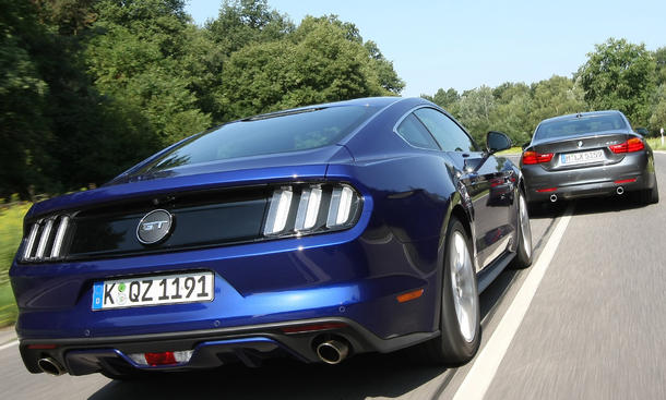 Ford Mustang GT BMW 435i Sport-Coupes Vergleichstest