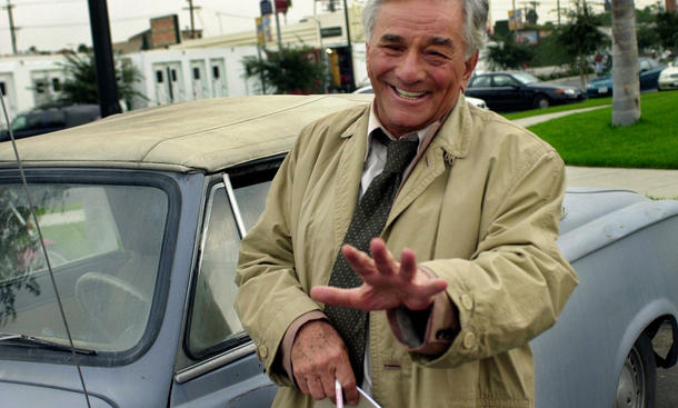 Platz 2: Peugeot 403 Cabrio - "Eine Frage hätte ich da noch." Mit diesem Satz brachte Peter Falk alias "Columbo" seine Gegenspieler gehörig ins Schwitzen. Der kauzige Inspektor ist vor allem für seine schludrige Art bekannt. Dementsprechen sah auch der .. kultautos kino filmautos ferrari mustang delorean knight rider magnum hitliste