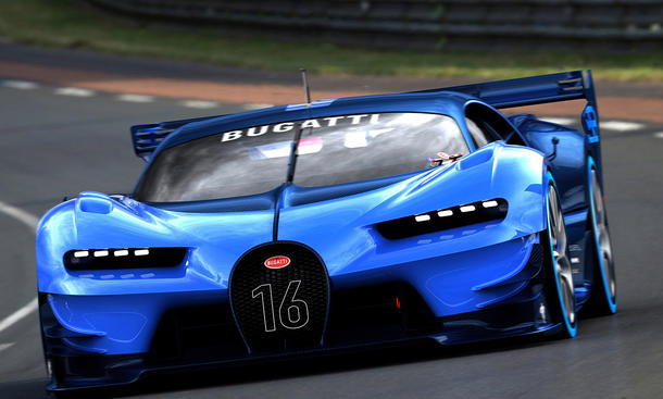 Bugatti Vision Gran Turismo 2015 IAA Chiron-Vorschau Veyron-Nachfolger
