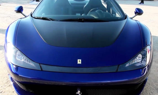 Pininfarina Ferrari Sergio Video Sound Sondermodell 458 Roadster