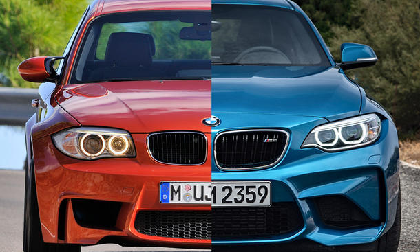 BMW M2 gegen BMW 1er M Coupé: Vergleich