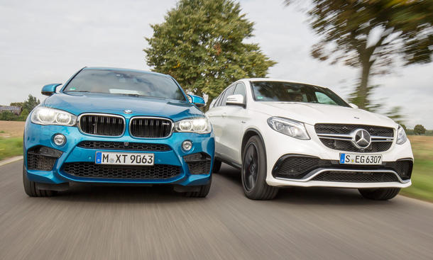 bmw x6 m Mercedes-amg gle 63 s coupe