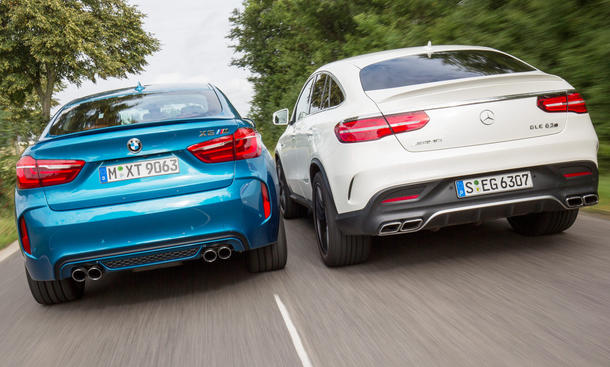 bmw x6 m Mercedes-amg gle 63 s coupe