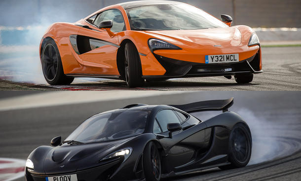 McLaren 570S gegen McLaren P1