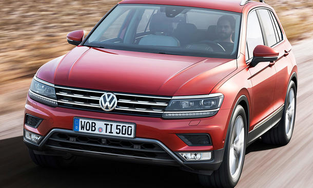 VW Tiguan gegen sechs Nebenbuhler - Mit mehr als 40.000 Neuzulassungen bis Oktober ist der seit 2007 gebaute VW Tiguan immer noch das erfolgreichste SUV Deutschlands. Diesen Titel will der Hochsitzer an seinen Nachfolger weitergeben, der jetzt auf der IAA VW Tiguan