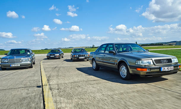 Vergleich Oberklasse-Limousinen der 80er