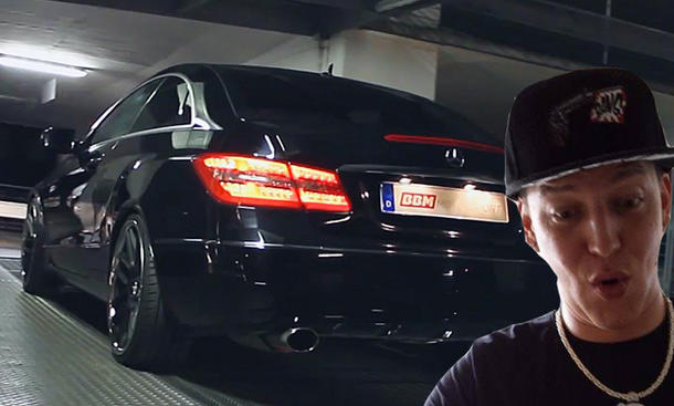 MontanaBlack fährt von BBM getunten Mercedes E 350