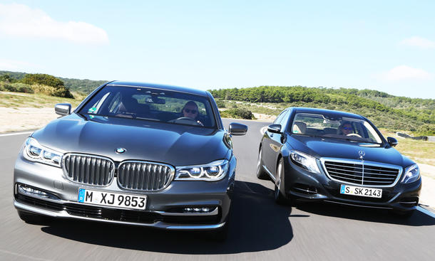 bmw 730d mercedes s 350 d 