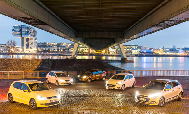 Ford/Hyundai/Opel/Seat/VW: Vergleich