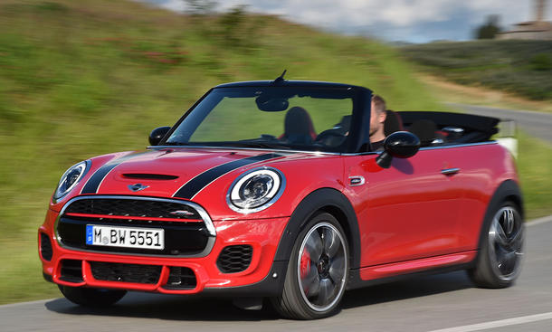 Neues Mini Jcw Cabrio 2016 Erste Fahrt Autozeitungde