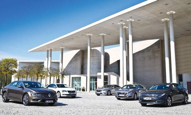 Renault Talisman/Skoda Superb/Mazda 6/Peugeot 508/Kia Optima: Vergleich