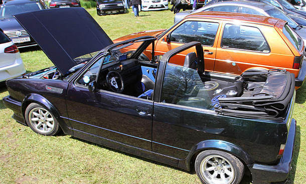 VW Golf 1 Cabrio auf dem GTI-Treffen 2016