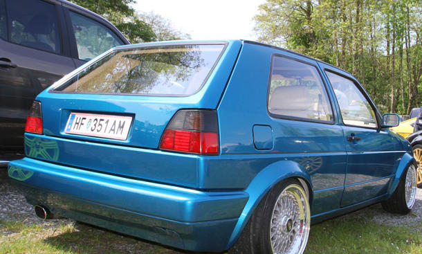 VW Golf 2 auf dem GTI-Treffen 2016