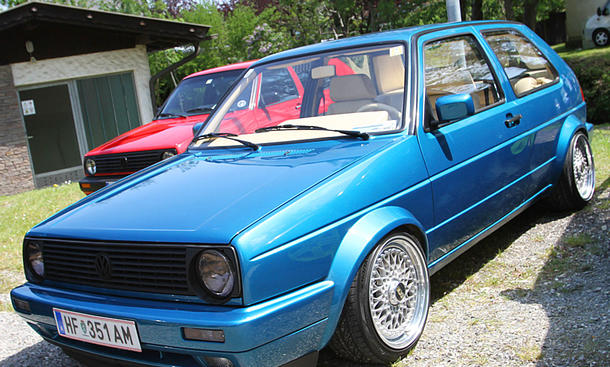 VW Golf 2 auf dem GTI-Treffen 2016