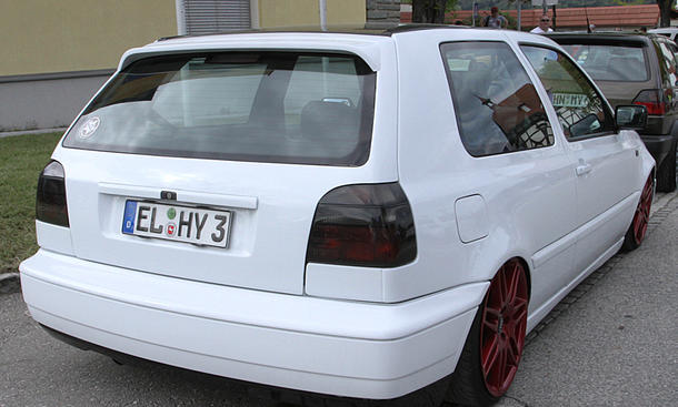 VW Golf 3 auf dem GTI-Treffen 2016