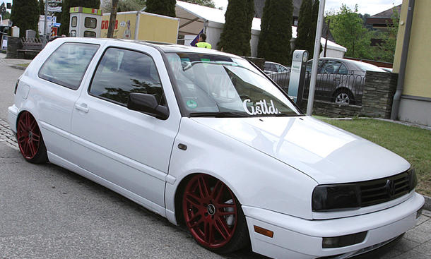 VW Golf 3 auf dem GTI-Treffen 2016