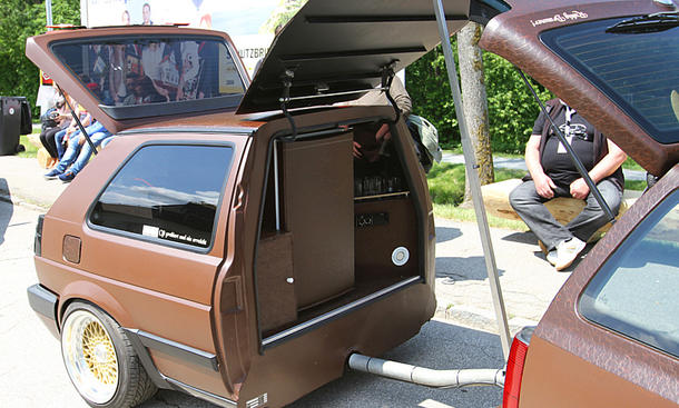 VW Golf 3 Variant auf dem GTI-Treffen 2016