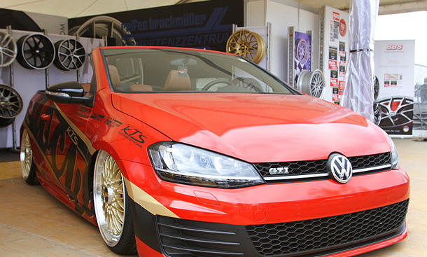 VW Golf 7 Cabrio auf dem GTI-Treffen 2016