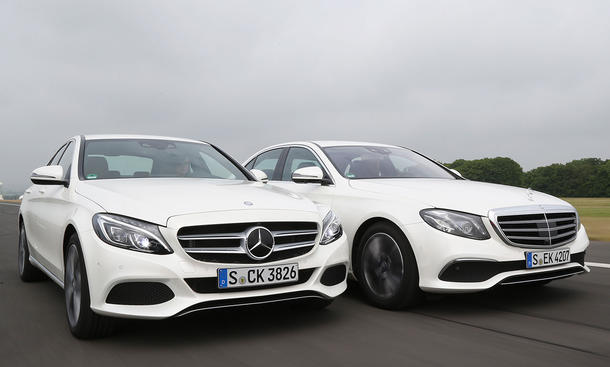 Mercedes C-Klasse/E-Klasse: Vergleich