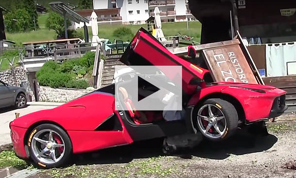 Ferrari LaFerrari gecrasht: Video Ferrari LaFerrari gecrasht: Video