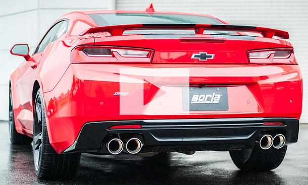 Chevrolet Camaro SS mit Borla-Auspuff: Video Chevrolet Camaro SS mit Borla-Auspuff: Video
